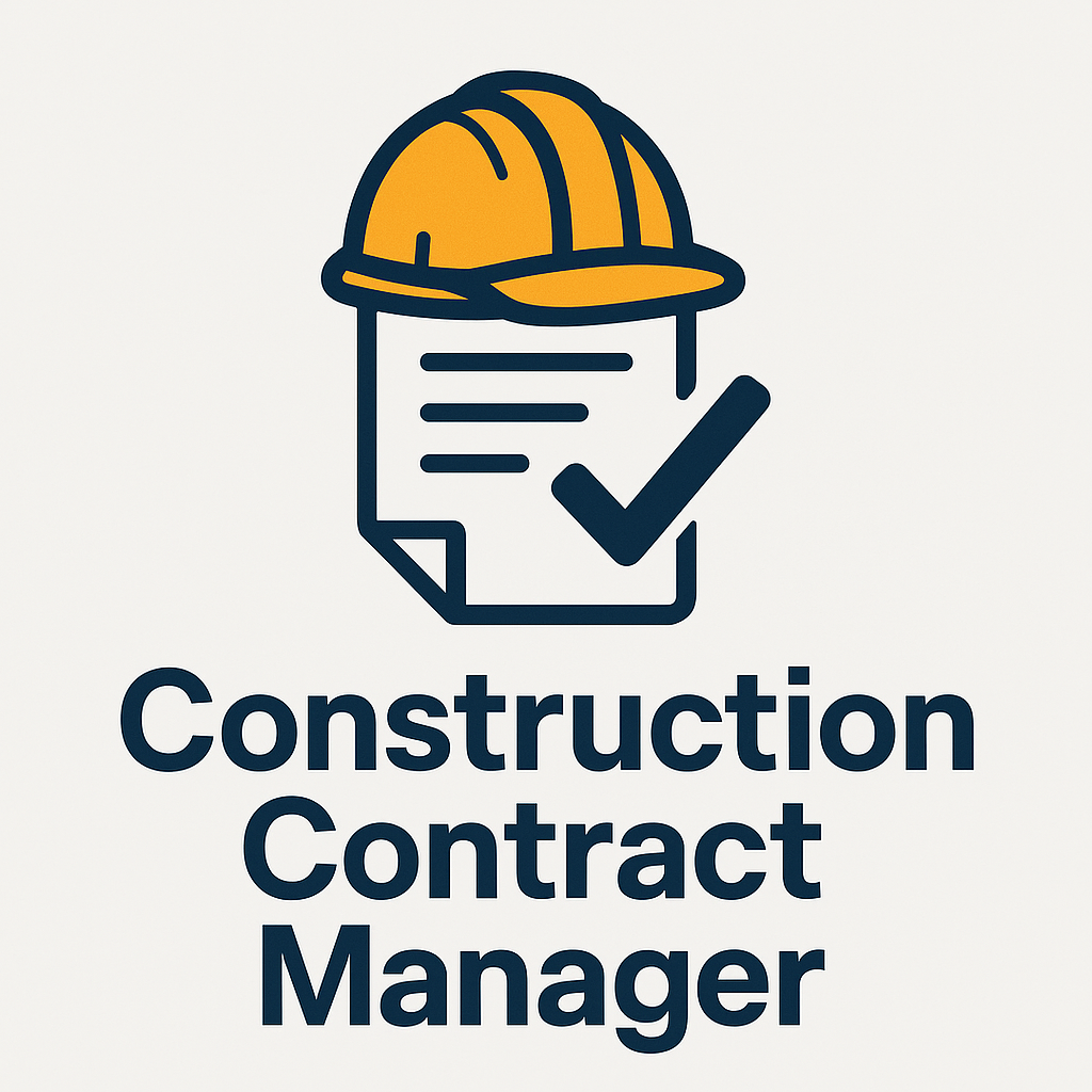 Construction Contract Manager Logo